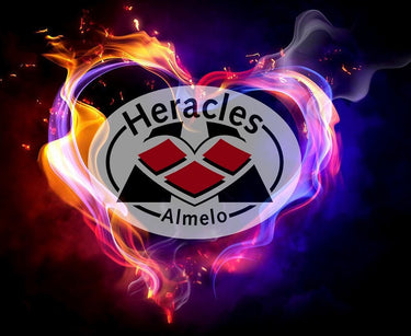 Diamond Painting Logo Heracles met Ronde steentjes 100x80cm - Beste Kwaliteit